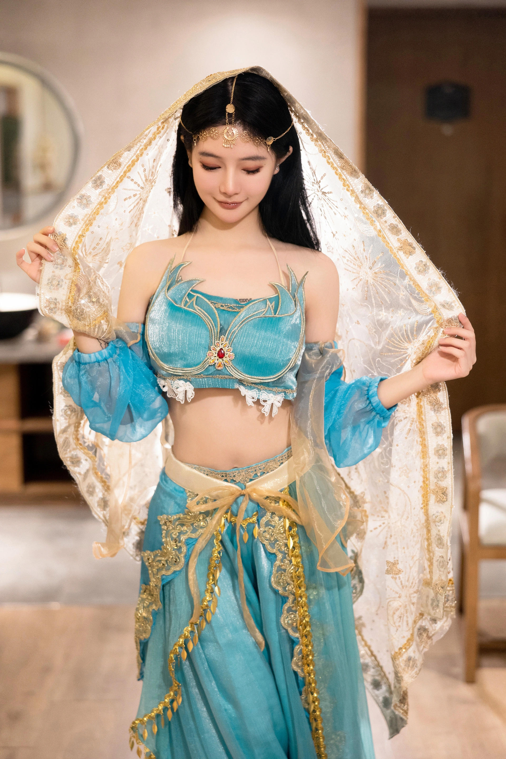 053.谢小蒽 – 内购无水印 西域舞娘 0