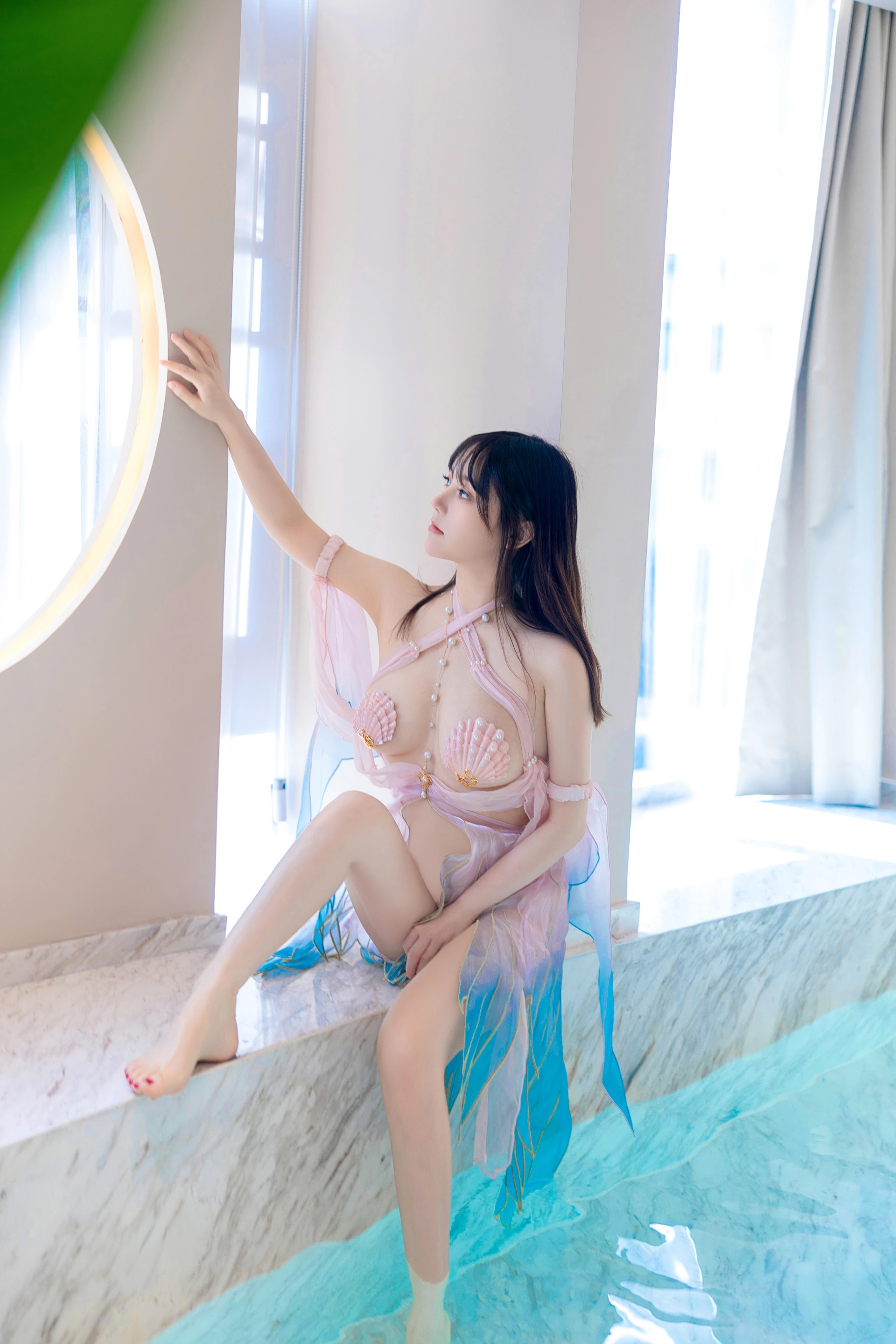 008.豆瓣酱 – 内购无水印 NO.7650 贝壳泳衣 2