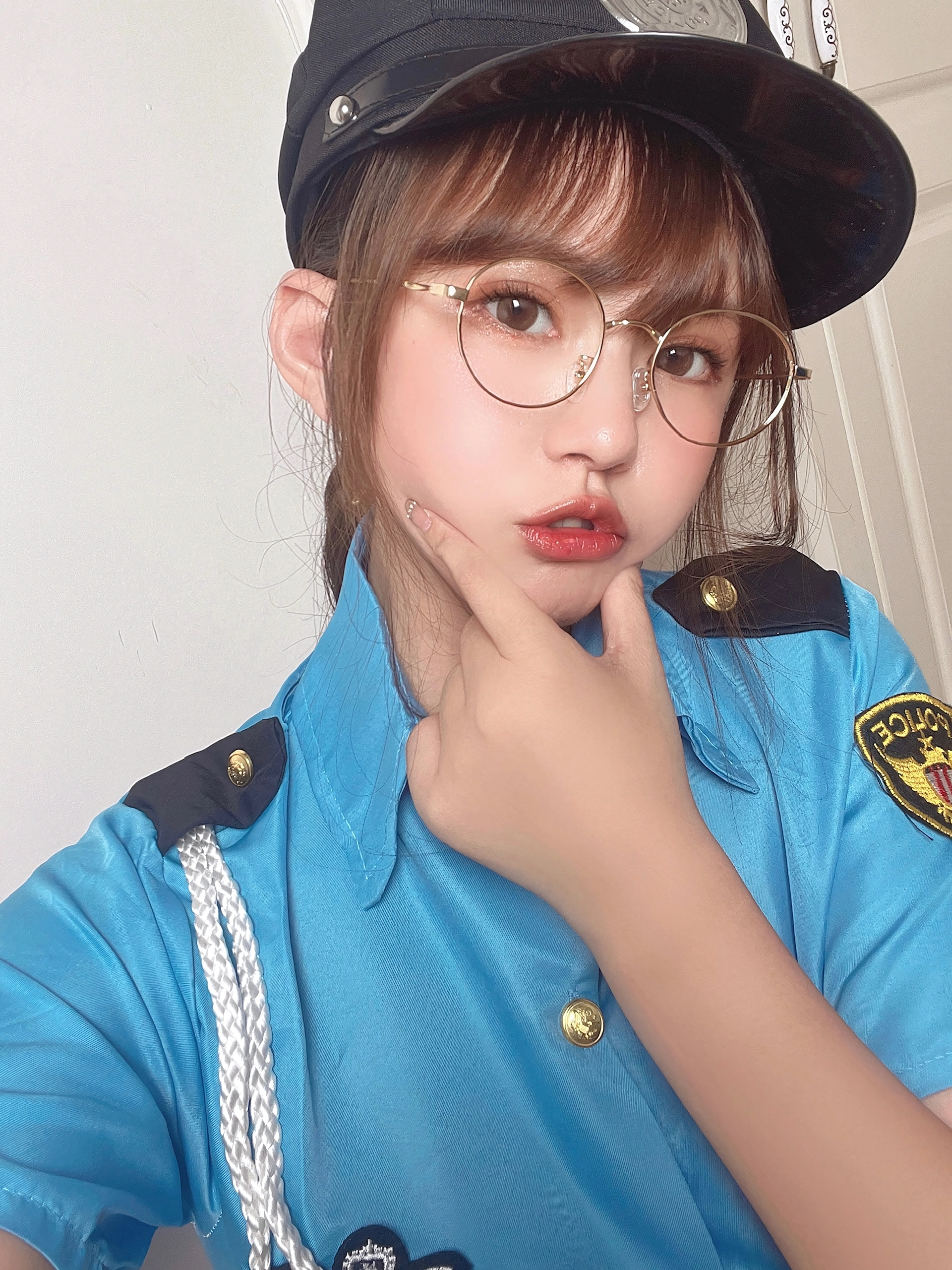 张思允 微蜜圈 -  NO.010 女警制服 0