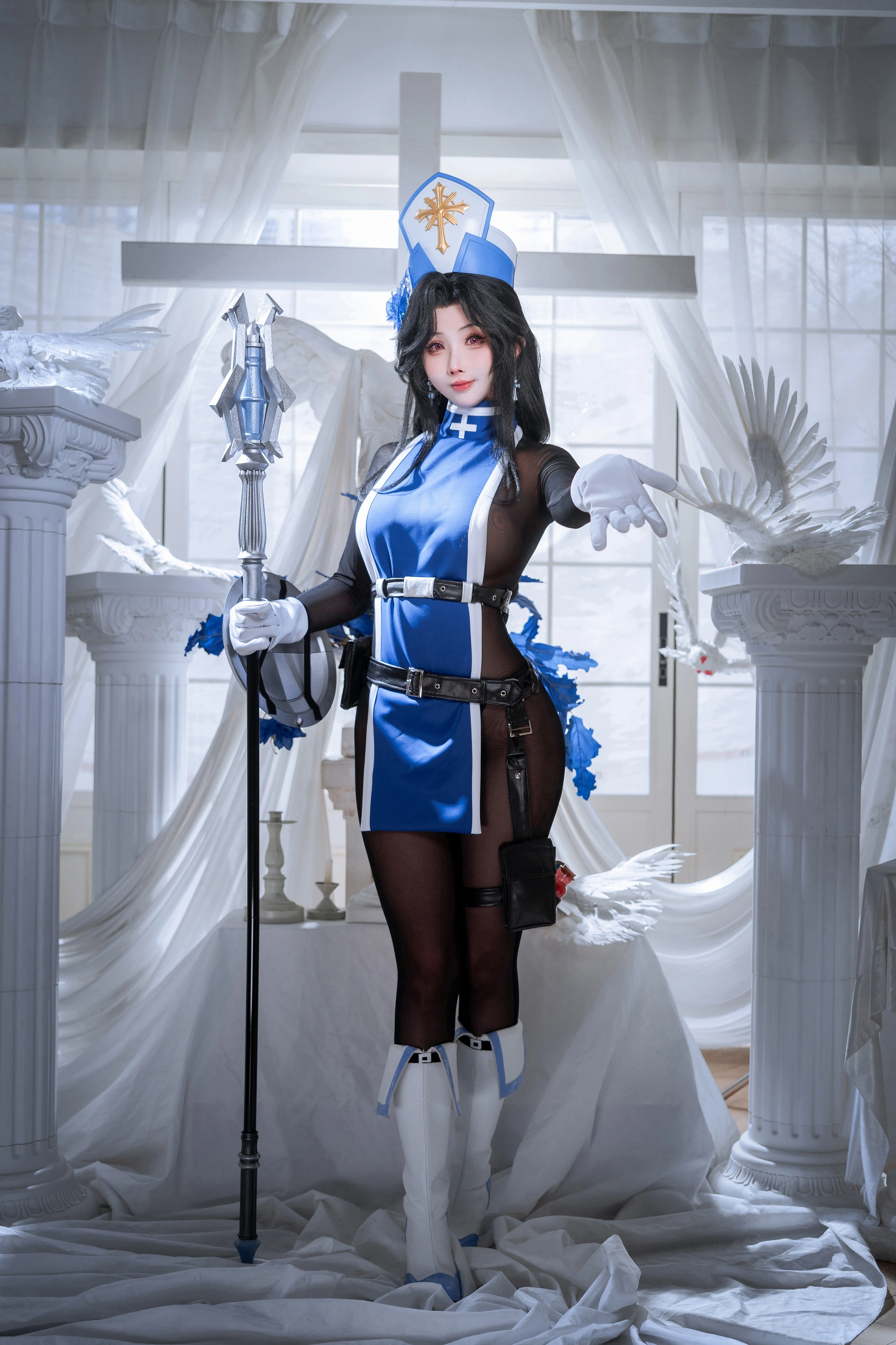 rioko凉凉子 – NO.148 Nikke胜利女神 梅登冰玫瑰 2
